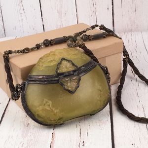 Maya Handbag Amber Color